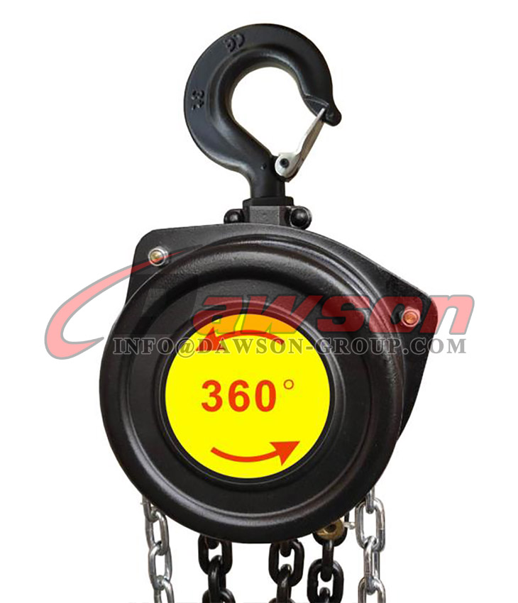 Polipasto de cadena manual DSVR de 360 ​​&deg; con cadena manual giratoria, bloques de cadena de elevaci&oacute;n de 360 ​​grados - Dawson Group Ltd. - F&aacute;brica de fabricantes de China