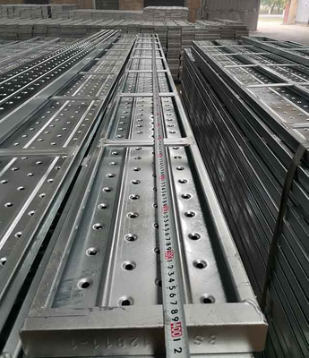 Tableros de caminata de andamios de cubierta de metal galvanizado