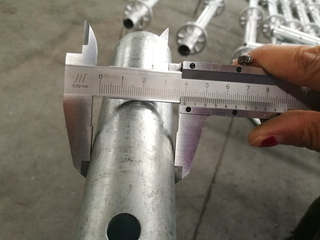 Espita estándar de andamio HDG Ringlock galvanizado en caliente