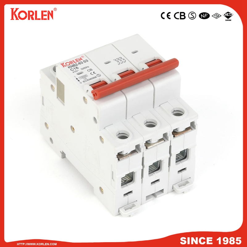 KNB2-63-S3 Miniature Circuit Breaker 3P,4P