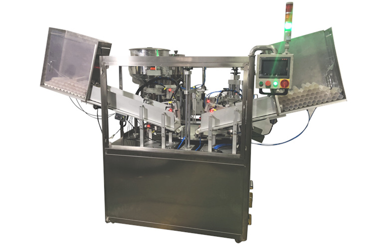 Dual Stations Ultrasonic Fully Automatic Plastic Tube Sealing and Filling Machine Dual Stations Ultrasonic Fully Automatic Plastic Tube Sealing and Filling Machine