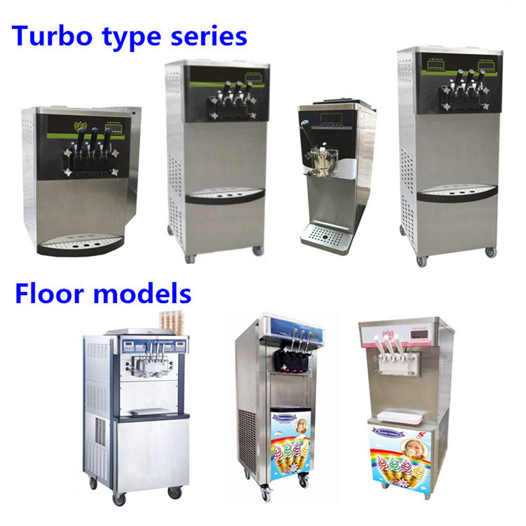 Soft Ice Cream Machine Self-Cleaning Table Model Icm-T112