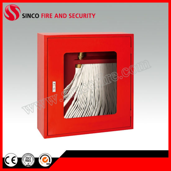 Fire Hose with Cabinet and Rack