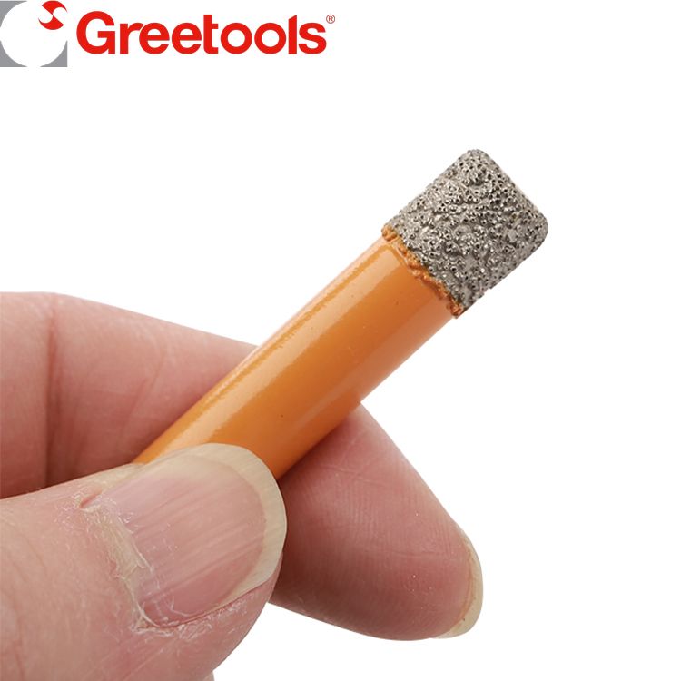 Foret &agrave; noyau de diamant bras&eacute; sous vide &agrave; tige hexagonale