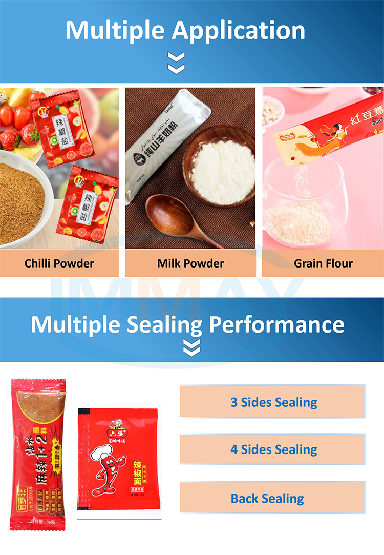 small bag packing machine for powder ماكينة تعبئة الأكياس الصغيرة للبودرة