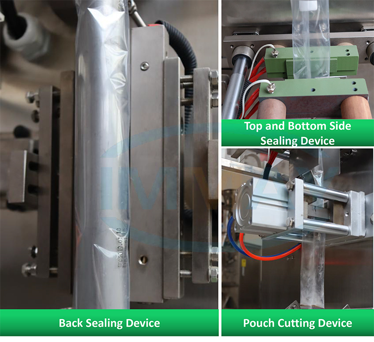 Powder pouch filling and sealing machine ماكينة تعبئة وغلق اكياس المسحوق
