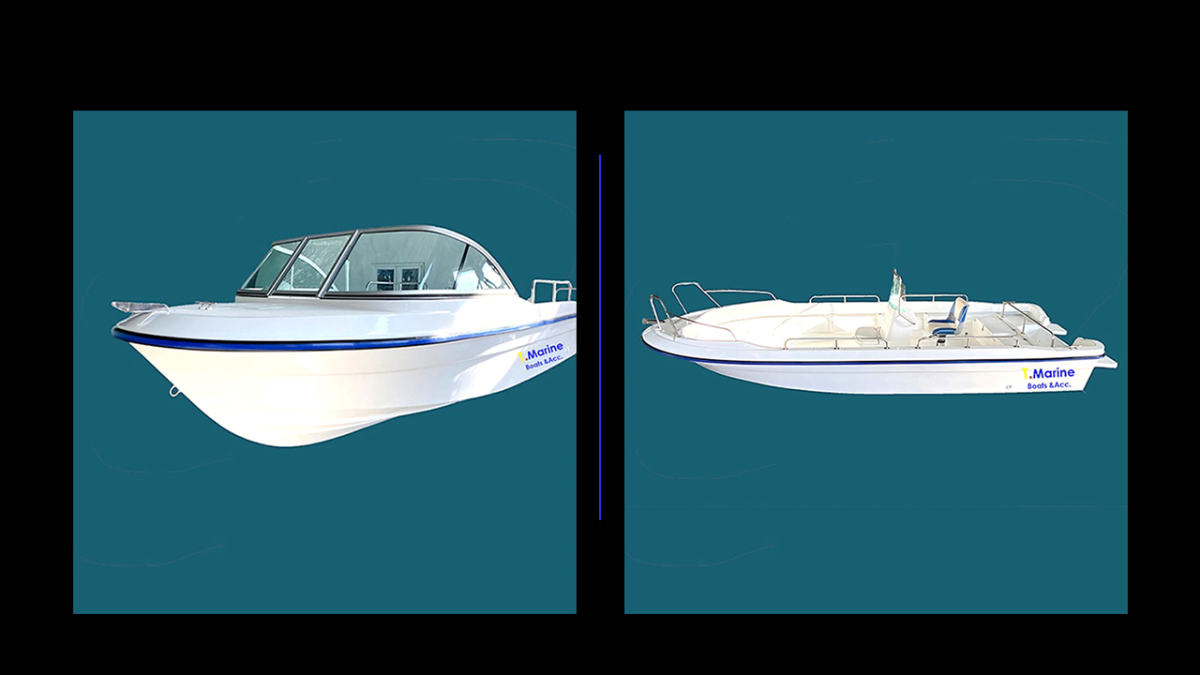 20 foot fishing dinghy 20フィートの釣り用ディンギー