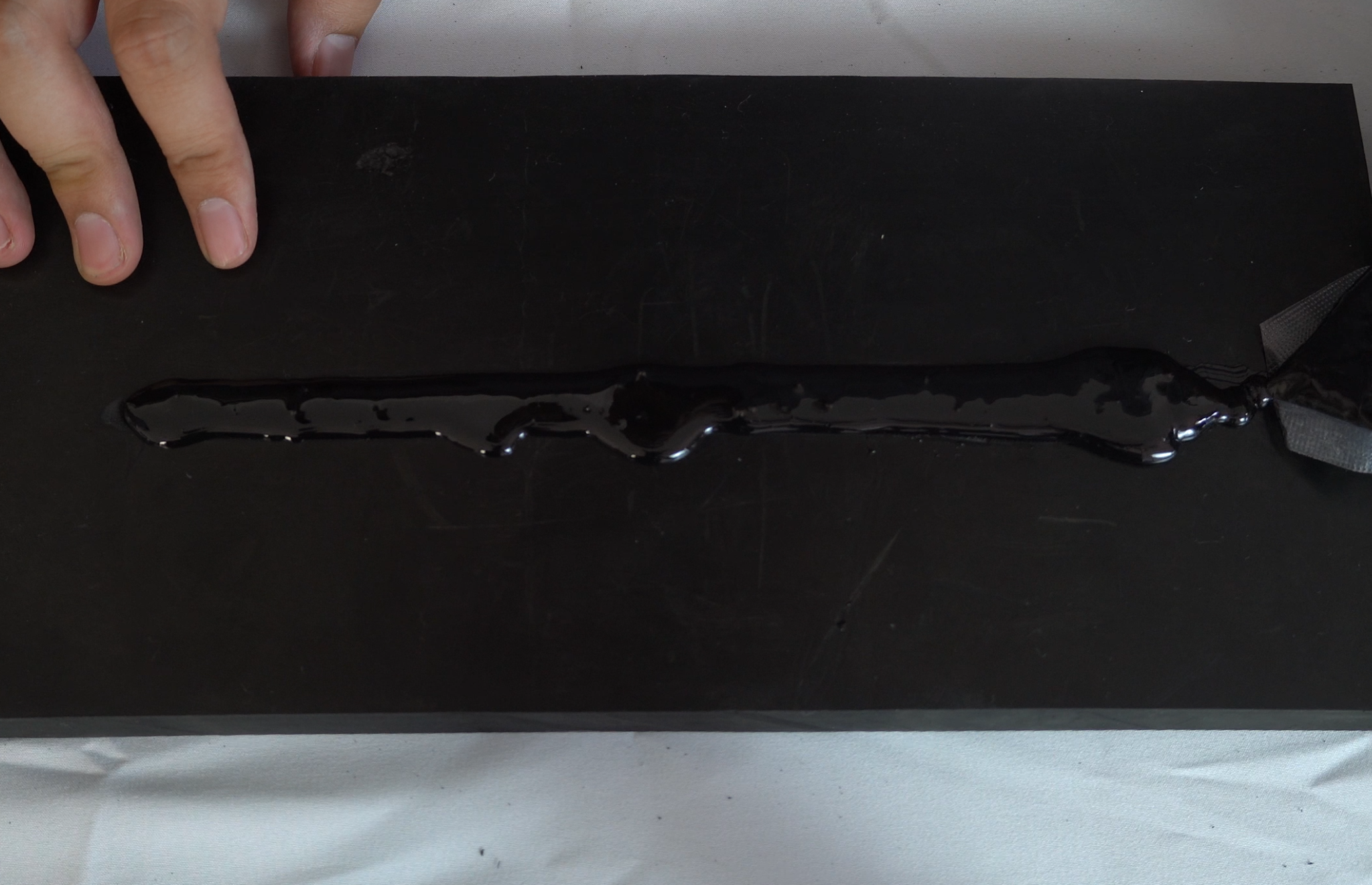 混合併塗抹藥劑