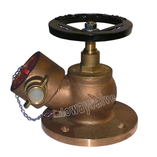 Válvula de boca de incendios de válvula de manguera de bronce