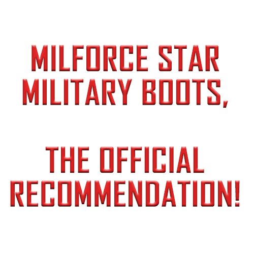 حذاء Milforce العسكري ذو النجمة، التوصية الرسمية!