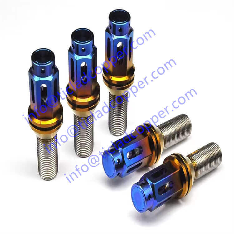 Titanium Bolts for Wheel Hub, Ti Screws/ Forged TITANIUM BOLTS FOR CAR