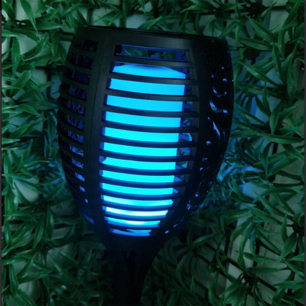 Waterproof IP65 Outdoor Solar Powered LED Garden Lamp RGB Color Changing 4 LED Light