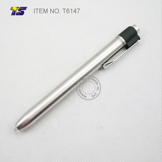 Stainless Steel 2*AAA LED Penlight Warm Daylight