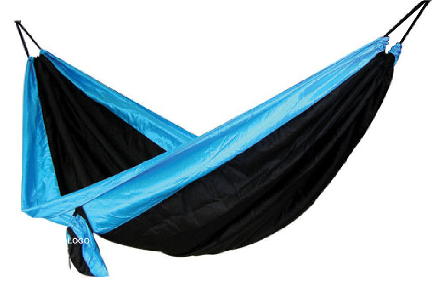 Double Camping Parachute Hammock with aluminum carabiners