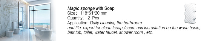 Household Cleaning pack  18pcs from lfsponge include Magic-sponge-with-Soap Paquet de nettoyage domestique 18pcs de lfsponge inclus éponge magique avec savon