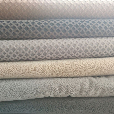 Tejido de tapicería liso para muebles de sofá