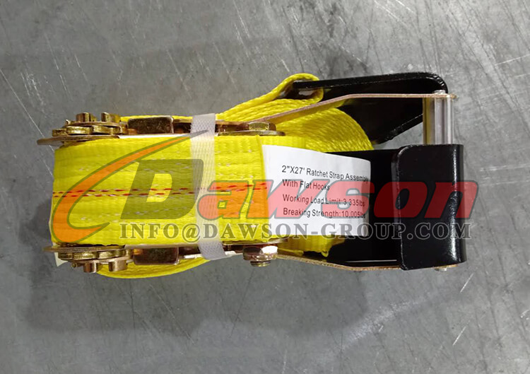 フラット スナップ フック付き 2 インチ 27 ラチェット ストラップ - Dawson Group Ltd. - 中国メーカー、サプライヤー、工場