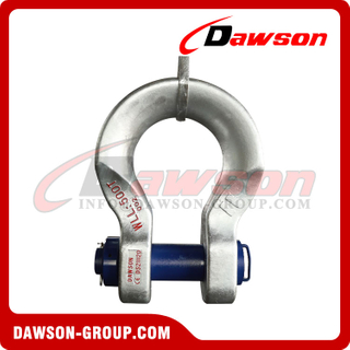 DS2160 合金鋼ボルトタイプ 合成ウェブスリング、合成ラウンドスリング、またはワイヤーロープスリング用ワイドボディシャックル