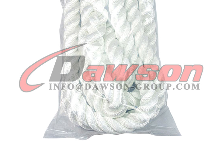Cuerda de remolque de nailon trenzado con empalme de ojo de 3 hilos con gancho y dedal - Dawson Group Ltd. - Fabricante de China