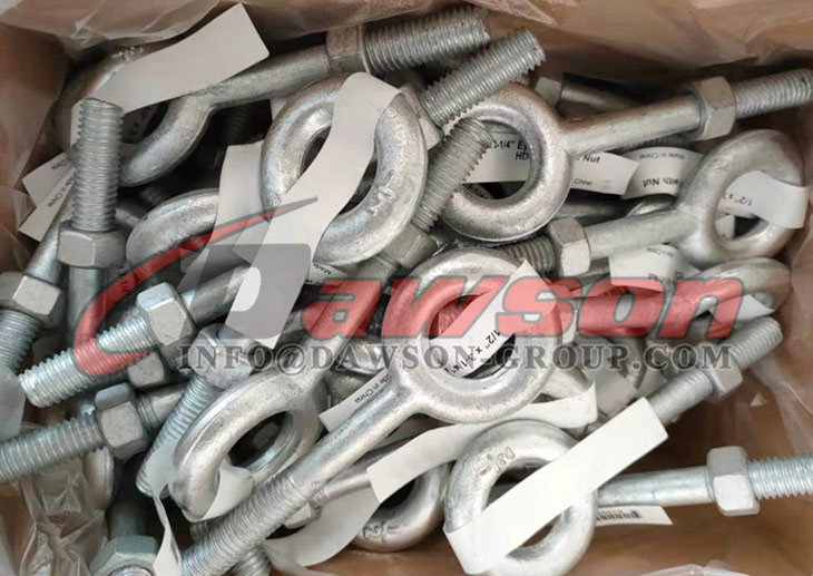 Perno de argolla con tuerca regular de acero forjado G291 - Dawson Group Ltd. - Proveedor, fabricante, f&aacute;brica de China