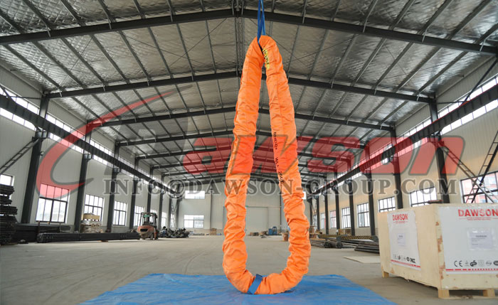 Полиэфирные круглые стропы WLL 250T, мягкие подъемные стропы 250000 кг - Dawson Group Ltd. - Китайский завод, производитель, поставщик