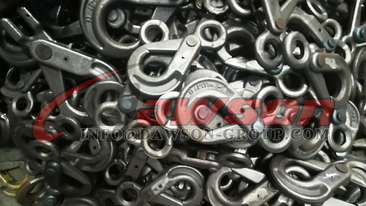 Gancho autoblocante con ojo G80 para eslingas de cadena de elevaci&oacute;n de gr&uacute;as - Dawson Group Ltd. - Proveedor, fabricante y f&aacute;brica de China