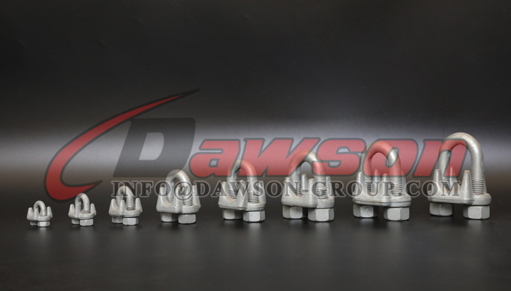 Clips para cable de alambre de alta resistencia forjados tipo americano tipo EE. UU. EN - Dawson Group Ltd. - F&aacute;brica, proveedor, fabricante de China