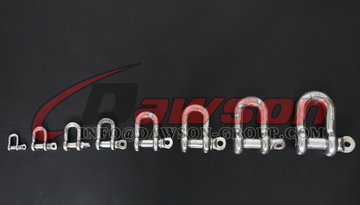 ステンレス鋼 US タイプ ディー シャックル、AISI316 スクリュー ピン チェーン シャックル - Dawson Group Ltd. - 中国サプライヤー、メーカー、工場