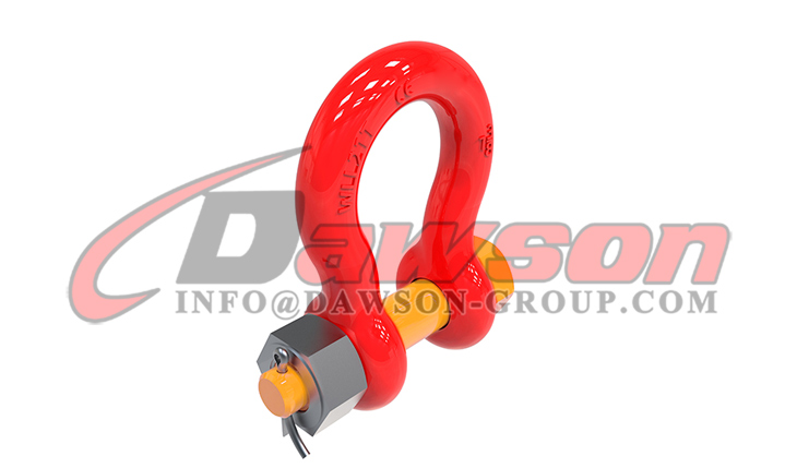 DS756 G8 ボルト タイプ合金弓シャックル、安全ピン付きアンカー シャックル - Dawson Group Ltd. - 中国工場、メーカー、サプライヤー