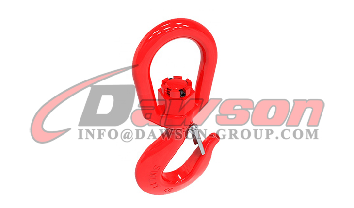 Gancho giratorio de acero de aleaci&oacute;n forjado DS132 322A G70, ganchos de polipasto giratorios de acero al carbono forjado 322C G43 - Dawson Group Ltd. - Fabricante, proveedor y f&aacute;brica de China