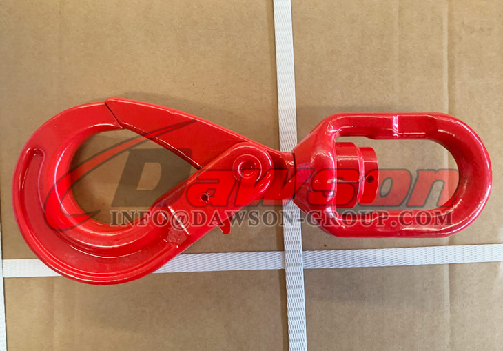 Gancho autoblocante giratorio DS042 G80 con rodamiento para eslingas de cadena de elevaci&oacute;n - Dawson Group Ltd. - Fabricante, proveedor y f&aacute;brica de China