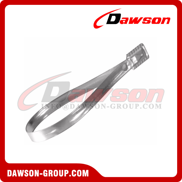 DS-BCS101 ختم قفل معدني يمكن التخلص منه منقوش مقاوم للعبث أختام حزام معدني بطول ثابت