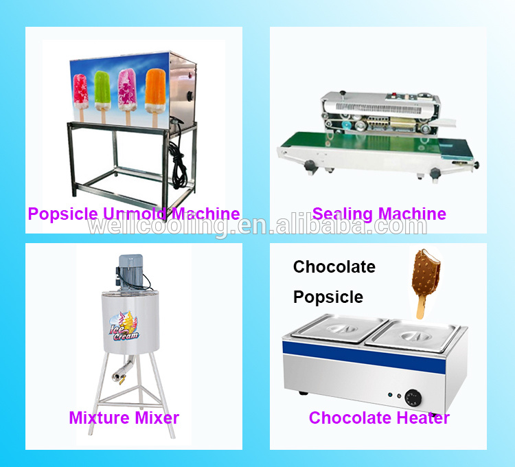 Customized Stainless Steel 304 Italian Ice Cream Popsicle Machine
