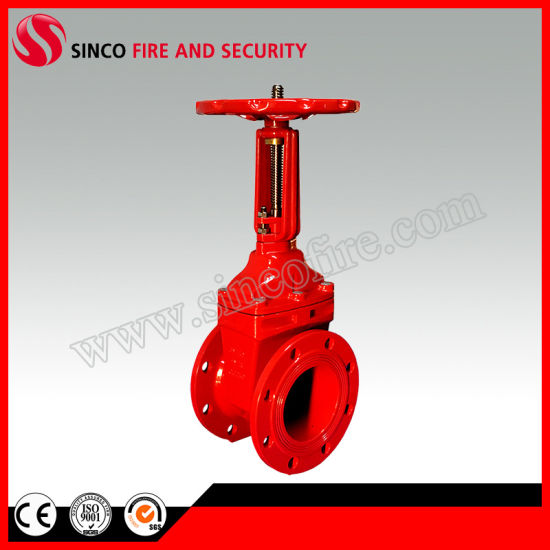 EPDM Rubber Coated Wedge Rising Stem Resilient Seat Gate Valve (Z41X)