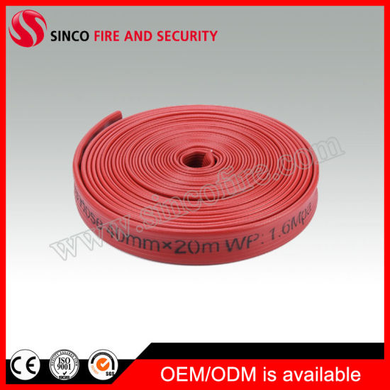 Synthetic Rubber Fire Hose Type Available in Sizes 1.5 "X30mtr