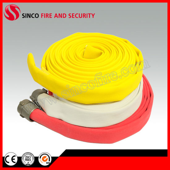 Colorful Polyester Jacket PVC Lining Fire Fighting Hose