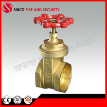 Manual Red Handwheel Forging Brass Gate Valve