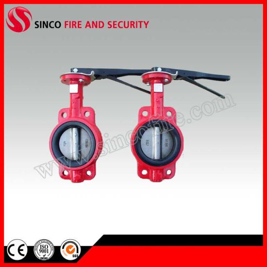 China Manufacturer Fire Fighting Grooved Signal Butterfly Valve