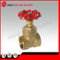 Manual Red Handwheel Forging Brass Gate Valve