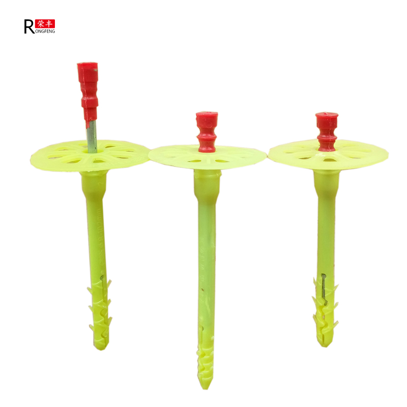 Red cap nail anchor for Insulation board /insulation anchor