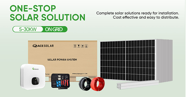 High-Performance 50-100KW Grid-Tied Solar Solution for Industrial & Commercial Enterprises Solution solaire haute performance connectée au réseau de 50 à 100 kW pour les entreprises industrielles et commerciales