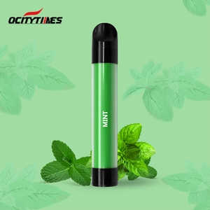 pluma vape desechable verde delgada automática