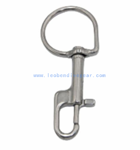 Wholesale 316 Stainless Steel NX Series 107 MM Single Ended Large Swivel Bolt Snap for stage cylinders,Deco cylinders and sidemount cylinder bottom clips