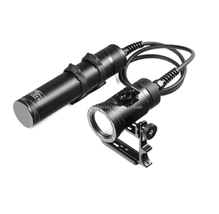150M Waterproof 5000 Lumen Canister Sidemount Diving Light Scuba Diving Techical Primary Lamp for Cave And Wreck Diving