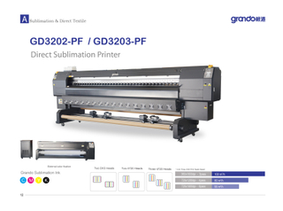 GD3202-PF 128" Direct Sublimation Printer