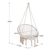 Cotton Rope Garden Chair Swing Hammock