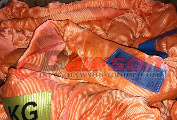 Eslingas redondas de poli&eacute;ster, eslingas redondas sem fim para servi&ccedil;os pesados, eslingas redondas macias - fabricante, fornecedor, f&aacute;brica na China