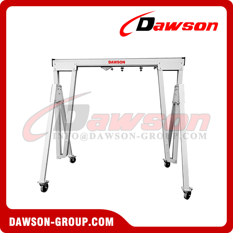 Pórtico tipo portal DSPG-C de 250 kg-3000 kg, pórtico portátil de aleación de aluminio, grúas pórtico