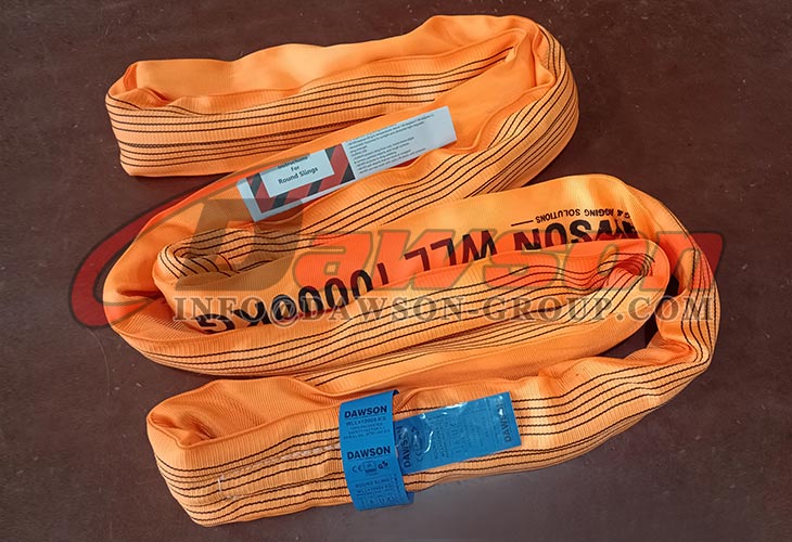Eslingas redondas de poli&eacute;ster WLL 10T, eslingas de elevaci&oacute;n redondas sin fin de 10000 kg - Dawson Group Ltd. - Fabricante, proveedor, f&aacute;brica de China