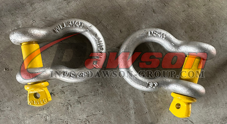 溶融灰色亜鉛メッキ US タイプ ボウ シャックル、スクリュー ピン、スクリュー ピン アンカー シャックル - Dawson Group Ltd. - 中国サプライヤー、工場